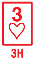 Three of Hearts